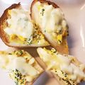 knkmym's cooksnap of when they made ゆで卵マヨネーズのチーズトースト.