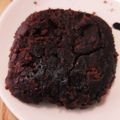 はーてぃんぷりん's cooksnap of when they made レンジで簡単☆米粉の濃厚チョコケーキ。.