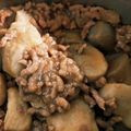 コッピー３０５'s cooksnap of when they made ★里芋の煮物（豚そぼろあんかけ）.
