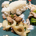 あたむ❤189's cooksnap of when they made お酢でさっぱり！豚肉とれんこんの甘辛炒め.
