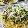 ｸﾏﾘｴ's cooksnap of when they made ◎柚子胡椒＆あおさ海苔のクリームパスタ◎.