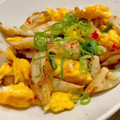 ♡てるてる♡'s cooksnap of when they made 節約45円♡ちくわと卵のスイチリマヨ炒め.