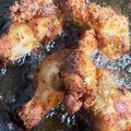 すみれSUMIれれれ's cooksnap of when they made 米粉でフライドチキン.
