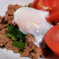 Ｕ子310's cooksnap of when they made 簡単☆ひき肉とニラの甘辛絶品丼☆.
