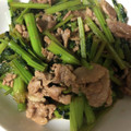 あのと's cooksnap of when they made *かき菜と豚肉の炒め煮*.