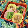 Laufen's cooksnap of when they made スナップえんどうの ごま和え(o^^o).