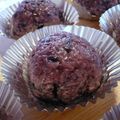 Ｈｐｌｕｓ's cooksnap of when they made 黒米とこしあんのおはぎ.