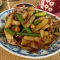 すみっちゃん's cooksnap of when they made 牛肉じゃがいもにんにくの芽の炒めもの.