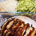 aynkitchen's cooksnap of when they made 米粉入りの皮と鶏もも肉で、北京ダック風.