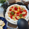 クックO9TCNO☆'s cooksnap of when they made 超簡単カットフルーツでスコップケーキ♡.