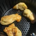 Yokchina's cooksnap of when they made 花ズッキーニの肉詰めフリット.