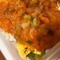 ふぁんころ's cooksnap of when they made エビチリ玉のっけ丼弁当♡.
