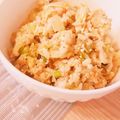 komugiko4's cooksnap of when they made 余った野菜炒めで☆炒飯☆.