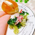 ジュリネ☆'s cooksnap of when they made ゆでブロッコリーと カニカマ サラダ♪♪.