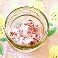あき☆kitchen's cooksnap of when they made 手作りで春を楽しむ♡八重桜の塩漬け.