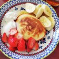 きくまり⭐'s cooksnap of when they made ふわもち米粉パンケーキ.