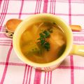 めぐ＊ぴぃ's cooksnap of when they made 残りカレー☆鍋にこびりつきカレーのスープ.