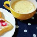ふうはっちゃん's cooksnap of when they made 蜂蜜、生姜、シナモン入りホットミルク.