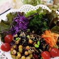 みっちゃん❇️68's cooksnap of when they made 三色のお豆さんとひじきのサラダ.