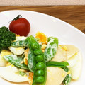 horseland's cooksnap of when they made スナップえんどうと味付たまごのマヨ和え.