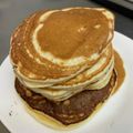 irikomaru's cooksnap of when they made 1歳のおやつ☆りんごパンケーキ.