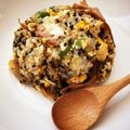 小米3HRW7☆'s cooksnap of when they made 黒チャーハン.