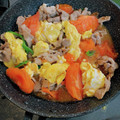 クック8AKKAB☆'s cooksnap of when they made トマトと卵と豚バラのガッツリ★中華炒め.