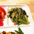 あさみんai's cooksnap of when they made 時短！小松菜のカリカリしらす海苔ナムル.