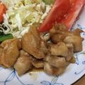 クックGT06PS☆'s cooksnap of when they made 鶏もも肉の生姜照り焼き【作りおき】.