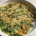 だい☆あお☆まり's cooksnap of when they made 大量消費に！三つ葉のチヂミ モチモチ！.