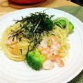 ゆきえまる's cooksnap of when they made ✿❀海老とブロッコリーのパスタ❀✿.