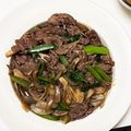 クック83GZLV☆'s cooksnap of when they made 牛肉と舞茸と小松菜のオイスターソース炒め.