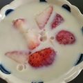 ゆうこりんp's cooksnap of when they made ひな祭りのデザートにも！あま酒いちご寒天.