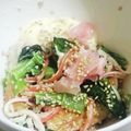 私市ビッキーズ津門巳's cooksnap of when they made 家にある材料で 小松菜サラダ♪♪.
