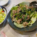 なーみなみ's cooksnap of when they made 豚肉と小松菜のしょうが炒め.