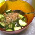 ☆さとこ☆'s cooksnap of when they made 食べるラー油でキュウリのめんつゆ漬け.