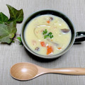 Y✿えくぼ飯's cooksnap of when they made ⁂マクロビ⁑根菜ときのこの豆乳スープ⁂.