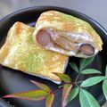 ♡マッキークッキング's cooksnap of when they made 白あんホイップの・おかず豆クレープ.