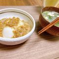 大学生あさ's cooksnap of when they made なめ茸＆納豆ぶっかけ豆腐.