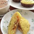 フジぽん's cooksnap of when they made アメリカンドッグ味のカップケーキ.