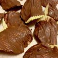 akiueo's cooksnap of when they made 板チョコ使い切り♪ポテトチップ チョコ.