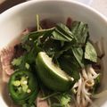 ame-ikuru's cooksnap of when they made フォースープの素で牛肉のフォー.