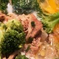たーにっぷ8's cooksnap of when they made 簡単!!余った牛丼の具にブロッコリー.