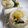 かごちゃー's cooksnap of when they made たくあんチーズ　　　チッカ巻き❤.