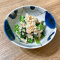 つかしお's cooksnap of when they made 菜の花と桜海老としらすの白和え.