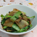 赤い電話's cooksnap of when they made 大根と小松菜のおかか炒め.