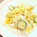 ＊sunlight＊'s cooksnap of when they made カレー味新玉ねぎちくわスクランブルサラダ.