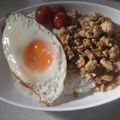 きらり流れ星's cooksnap of when they made 鶏もも挽肉のピリ辛♪味噌そぼろ♪.