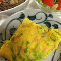アップイエ's cooksnap of when they made 紅しょうがとネギ入り♪だし巻き玉子♫.