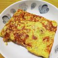marukkoro's cooksnap of when they made ツナ　卵焼き　キャベツ　玉ねぎ　人参.